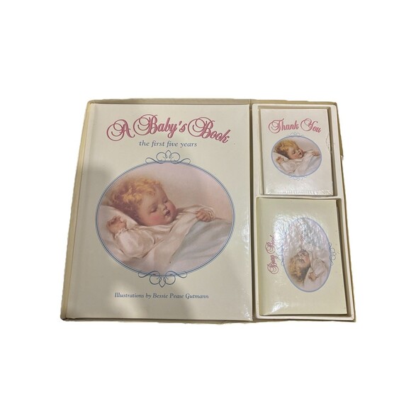Vintage Bessie Pease Gutmann Baby Book Set - 1st Five Years Memory Kit NIB - Picture 1 of 16